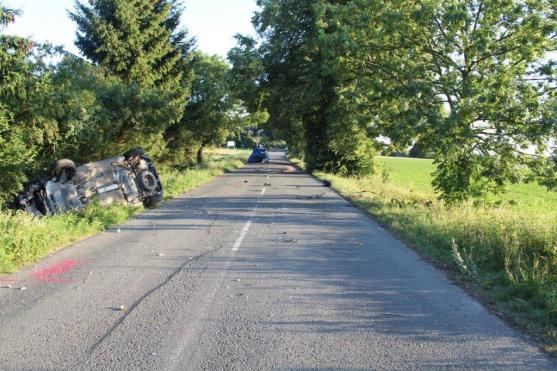 Podnapilý řidič způsobil dopravní nehodu