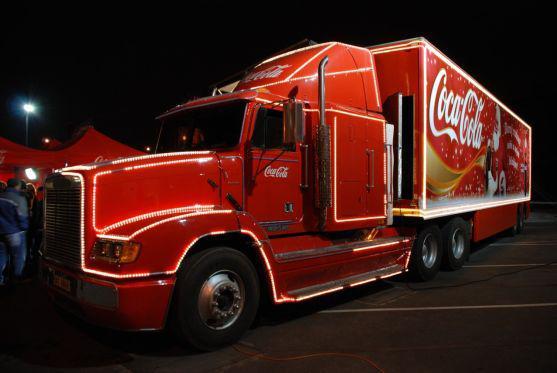 Vánoční kamion společnosti Coca - Cola dnes přijede do Náchoda