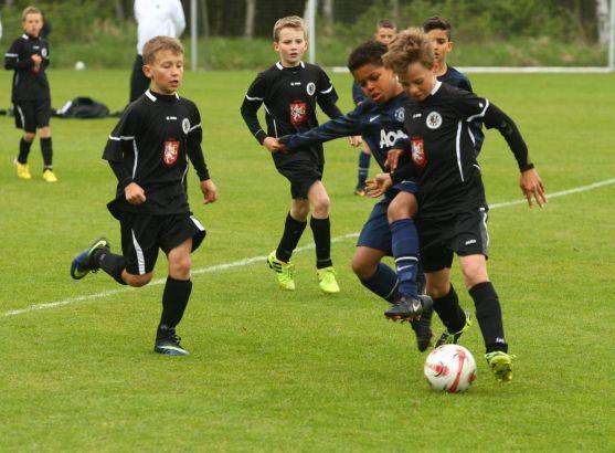 Broumovský fotbalista Dan Hypšman si zahrál proti Manchesteru United