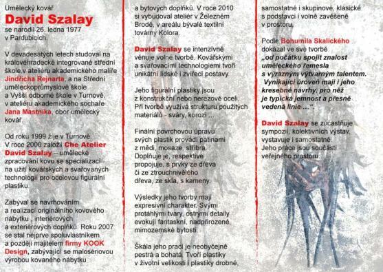 Výstavu Okuje ještě žhavé v undergroundovém klubu Eden uvedl básník Jaroslav Erik Frič