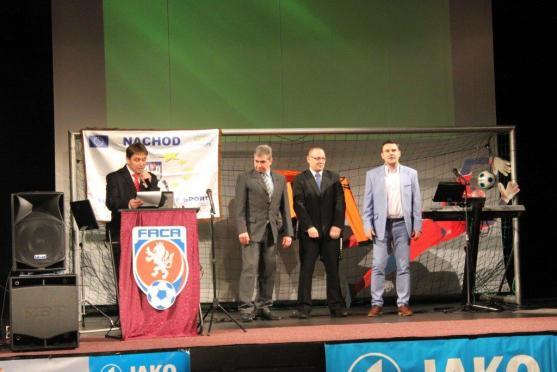 Během Galavečera krajského fotbalu bylo o Broumově hodně slyšet