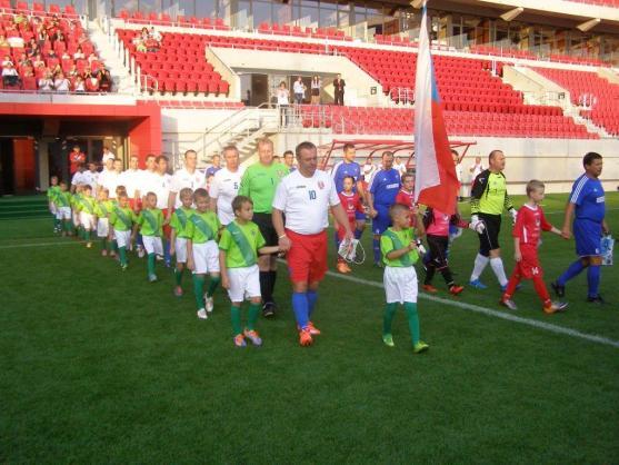 Fotbalová reprezentace starostů tentokrát se Slovenskem prohrála