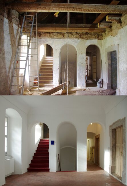 Manželé Smékalovi získali cenu Hereditas obligat za opravu fary v Martínkovicích