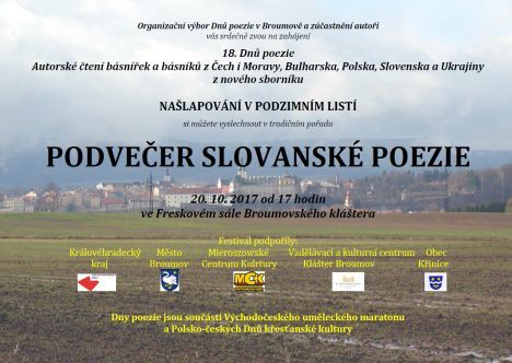 Nabídka akcí na Broumovsku pro víkend od 20. do 22. října