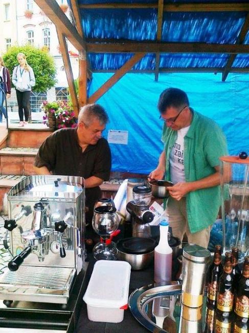 Na náměstí v Nowe Rudě se konaly Polsko-české zábavy s kávou