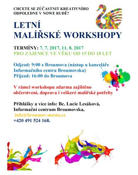 Nabídka akcí na Broumovsku pro víkend od 7. do 9. července