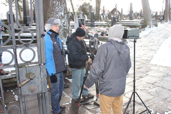 Štáb České televize natáčel v Broumově Záhady Toma Wizarda