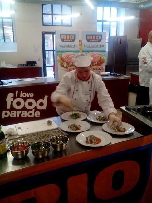 Studentka teplické hotelové školy byla čtvrtá na gastronomické soutěži Svačina roku s Rio Mare