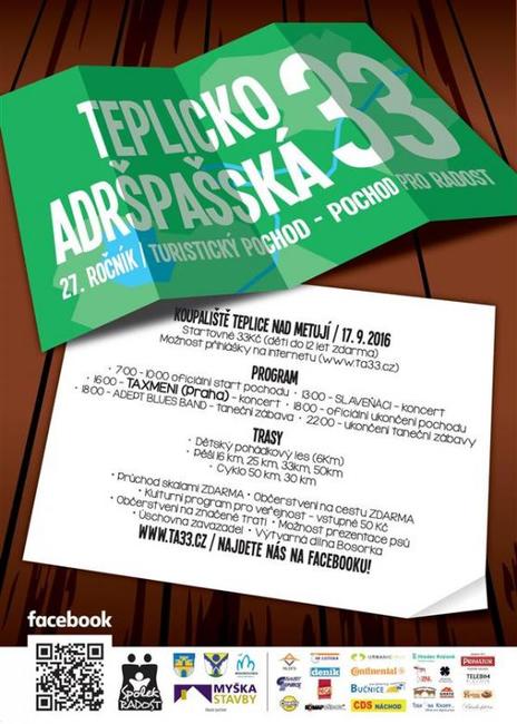 Nabídka akcí na Broumovsku pro víkend od 16. do 18. září