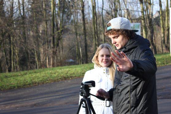 Studenti broumovského gymnázia si zahráli na filmaře
