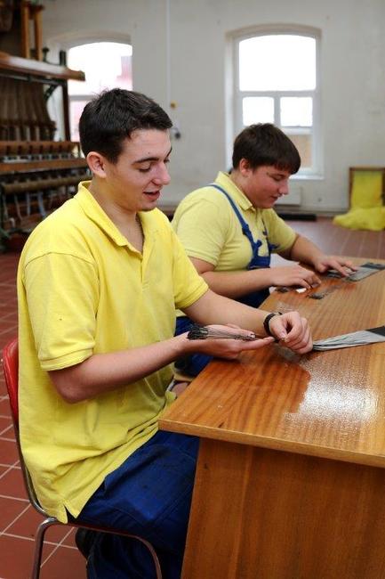 Učební obor Výrobce textilií, to je nejlepší cesta, jak získat práci v a. s. VEBA 