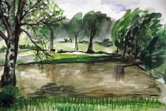 Studenti z pražského Žižkova přijeli kreslit na Broumovsko