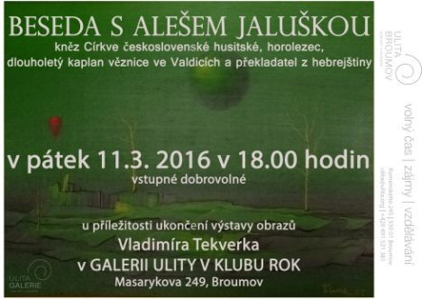 Nabídka akcí na Broumovsku pro víkend od 11. do 13. března