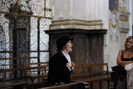 Během prohlídky broumovského kláštera návštěvníci uvidí historické filmové záznamy. Ukázku zveřejňujeme