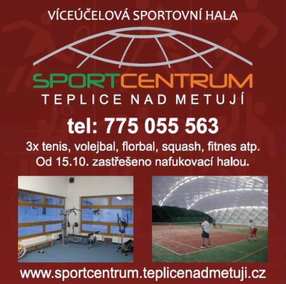 Sportovní hala v Teplicích nad Metují je připravena na zimní provoz
