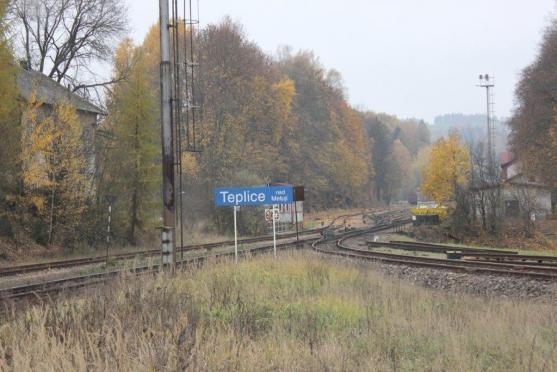 Výluka na železniční trati v Teplicích nad Metují potrvá do konce března