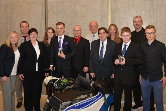 Během Večera českého golfu byl oceněn i člen broumovského Grosshofu