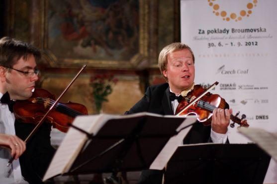 Česká televize natáčela koncert Zemlinského kvarteta v Otovicích 