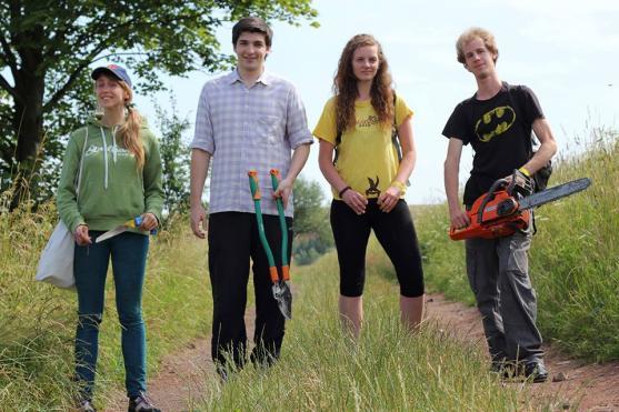 SummerJob 2014: Mladí brigádníci pracují na více než 90 místech po celém Broumovsku 