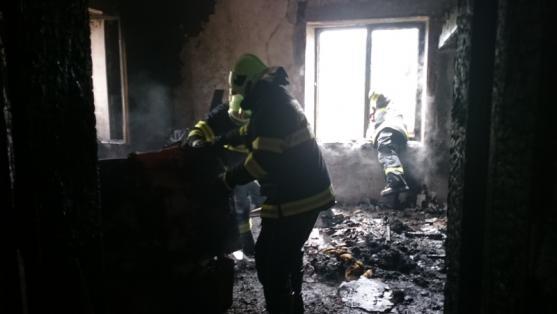 V Olivětíně vyhořel byt