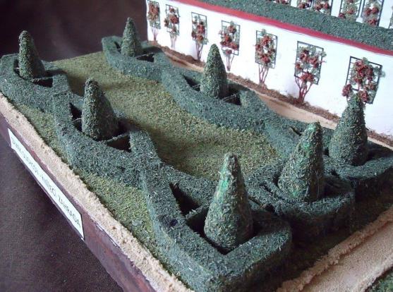 Model měsíce v Muzeu papírových modelů - Knížecí zahrada v Duchcově 