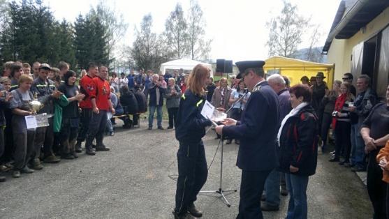 V Křinicích soutěžili dobrovolní hasiči v požárním útoku