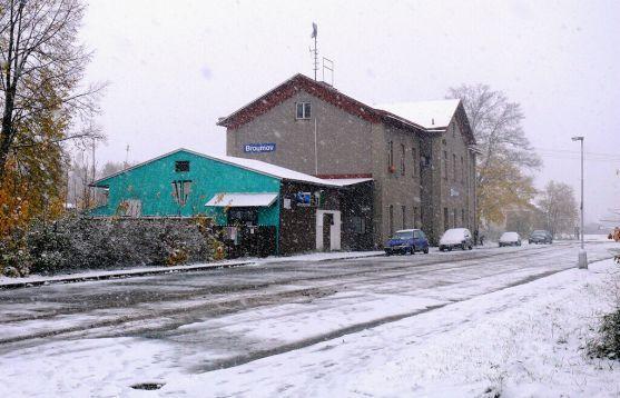 Sněhová nadílka na Broumovsko přišla letos o týden dříve