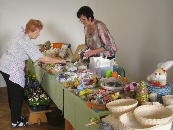 V Křinicích pořádali jako jediná vesnice na Broumovsku Velikonoční řemeslný jarmark 