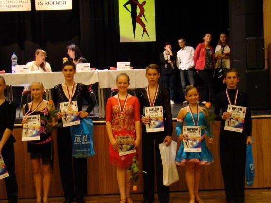 Páry Tanečního klubu Broumov si na soutěžích vytančily devět medailí 