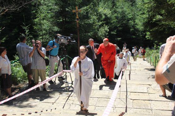 "Zelenou fešandu" v Suchém Dole vysvětil kardinál Dominik Duka 