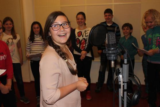 V novém nahrávacím studiu v klášteře vzniká dětská audiokniha 