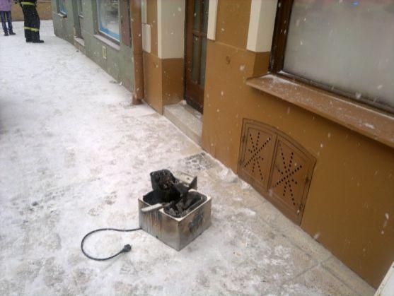 Ve vietnamském bistru v Broumově vzplál fritovací hrnec