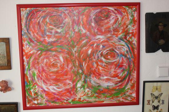 Medailon amatérského malíře Milana Vašáka 