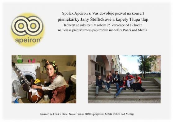 Jana Šteflíčková a Tlupa tlap na polické Terase 