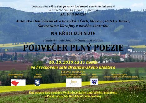 Nabídka akcí na Broumovsku pro víkend od 18. do 20. října