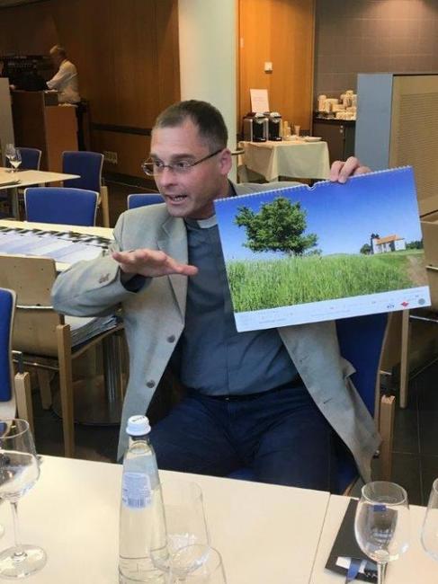 Nástěnný kalendář se poprvé představil v Bruselu