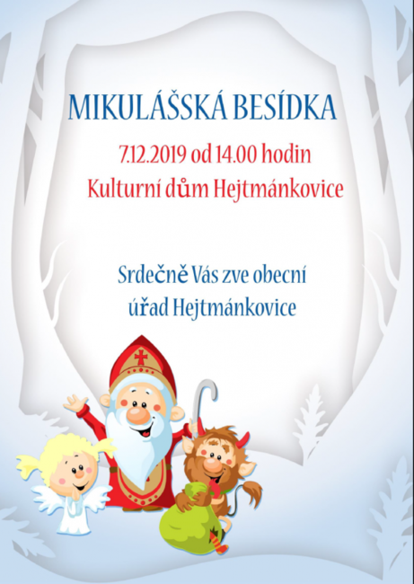 Nabídka akcí na Broumovsku pro víkend od 6. do 8. prosince
