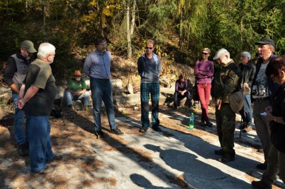 Exkurze České geologické společnosti v Geoparku Broumovsko