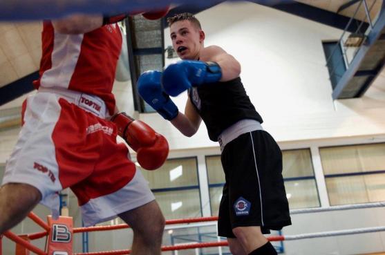 V den svých 18. narozenin Jakub Šuda boxoval svůj první extraligový zápas