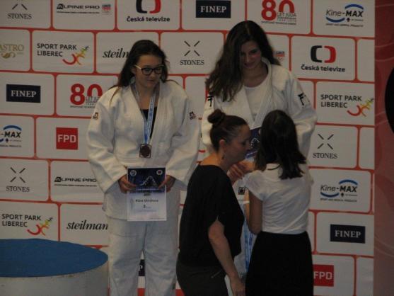 Broumovská judistka Kristýna Vondřejcová má už dvě letošní medailové umístění