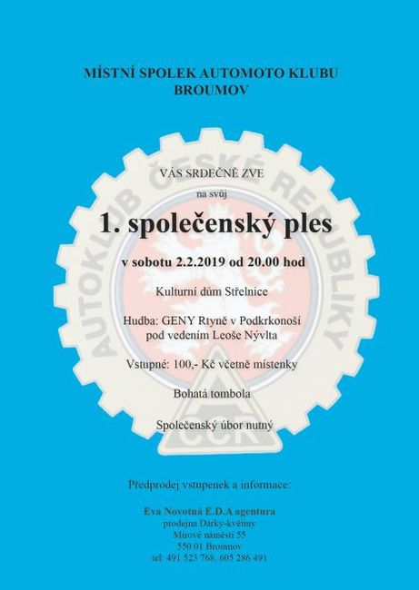 Nabídka akcí na Broumovsku pro víkend od 1. do 3. února