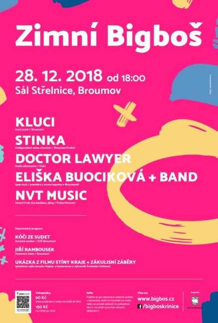 Nabídka akcí na Broumovsku pro dny od 27. prosince do 1. ledna