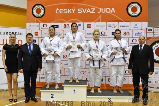 Judistka Vondřejcová bronzová na mistrovství republiky