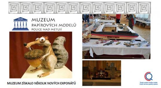 Polické Muzeum papírových modelů slaví 5 let – rok 2015