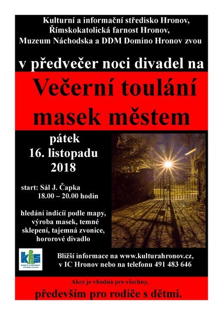 Nabídka akcí na Broumovsku pro víkend od 16. do 18. listopadu