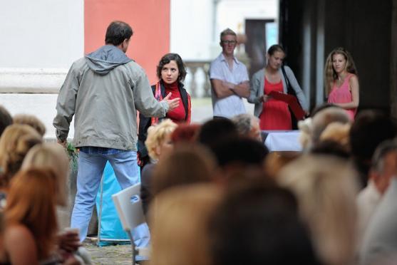Ozdobou posledního představení osmého Malého letního divadlení byla Valerie Zawadská