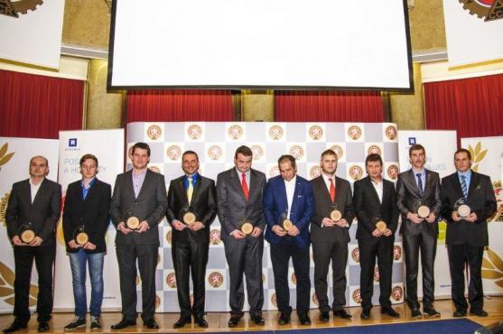 Matějovský převzal v Praze Zlatou sponu Federace automobilového sportu AČR