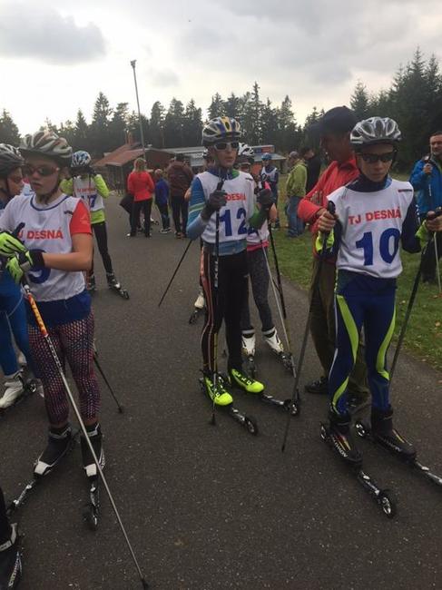 Lukáš Doležal z Borského klubu lyžařů Machov získal titul Mistra České republiky 2017 žactva v severské kombinaci