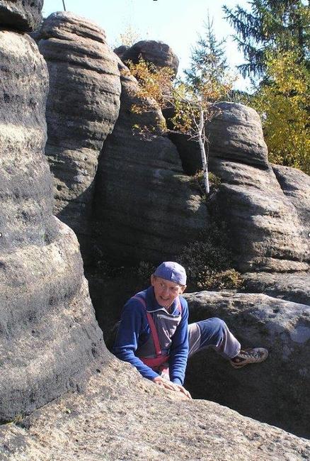 Na své začátky a vznik horolezeckého oddílu v Broumově vzpomíná František Jaroš