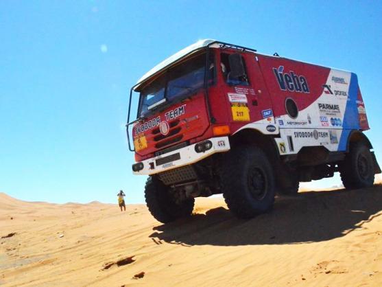 Svoboda Tatra Team jede Tuareg Rally v Maroku